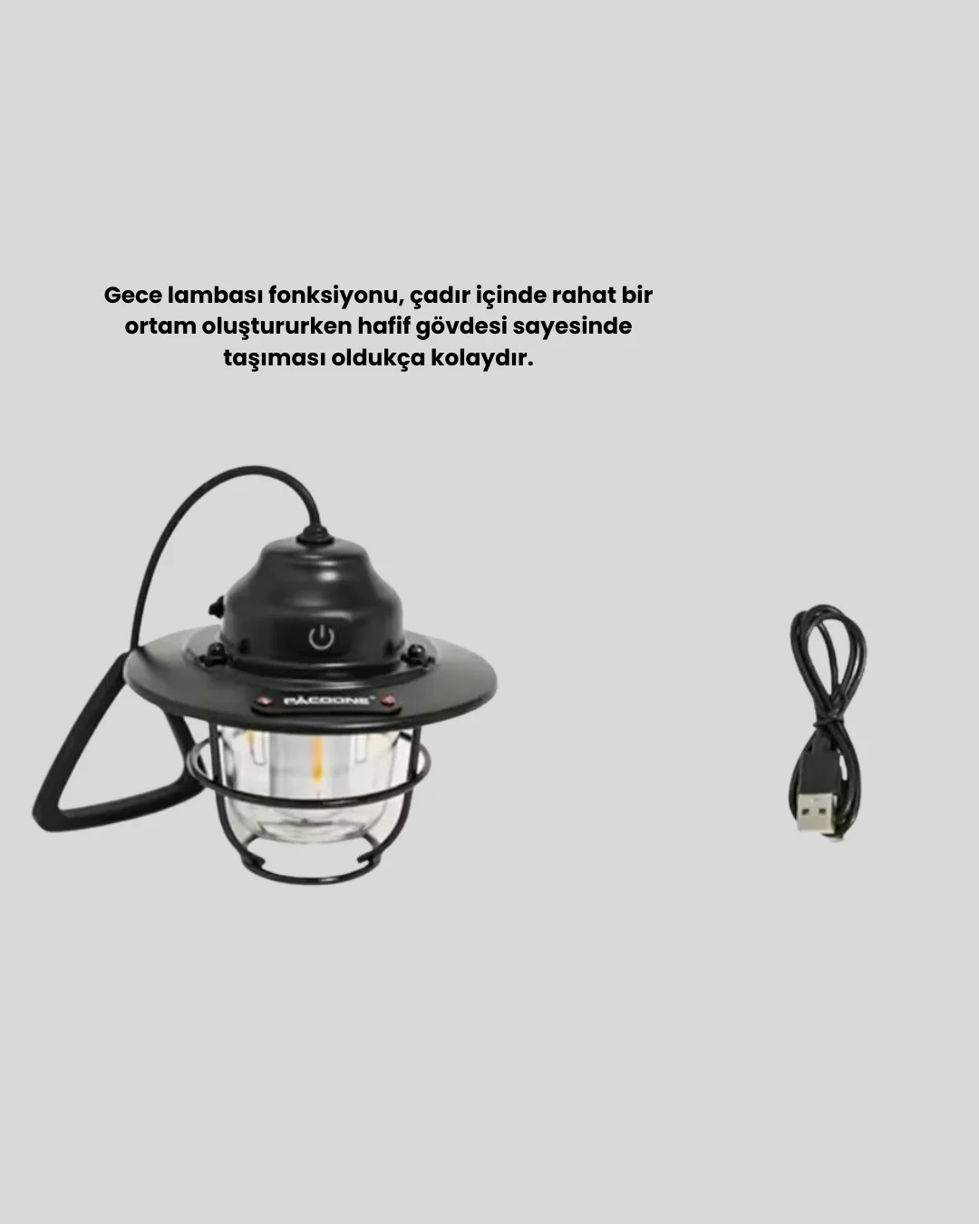 Retro Kamp Lambası Su Geçirmez Taşınabilir Gece Işığı Uzun Pil Ömürlü Fiyatı, Yorumları ve Özellikleri