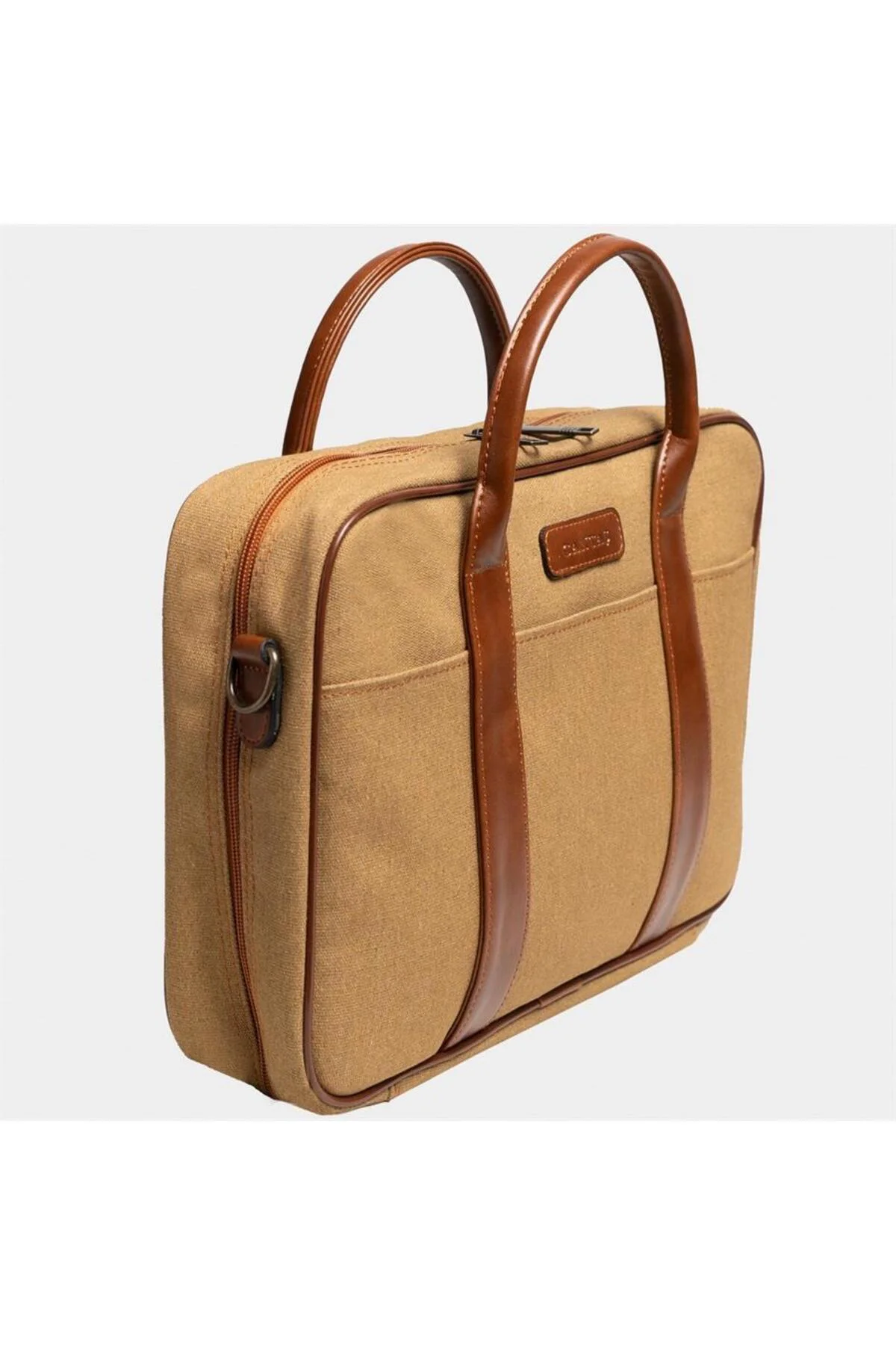 Retro Kanvas 40X29 Evrak ve Laptop Çantası 15 İnç Camel Fiyatı, Yorumları ve Özellikleri