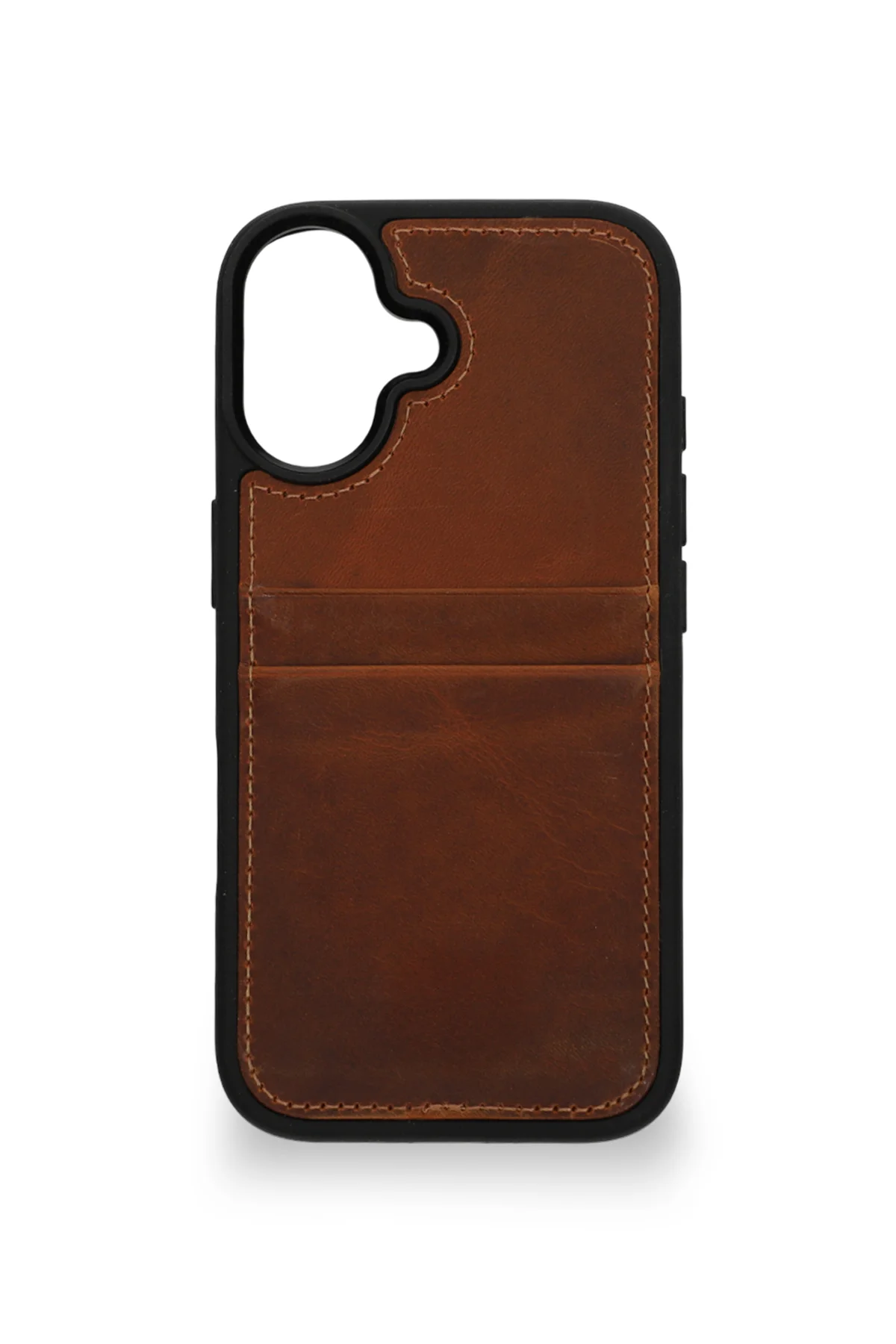 Retro Kartlıklı Premium Deri Kılıf iPhone 17 Eskitme Taba Retro Kartlıklı Premium Deri Kılıf iPhone 17 Eskitme Taba