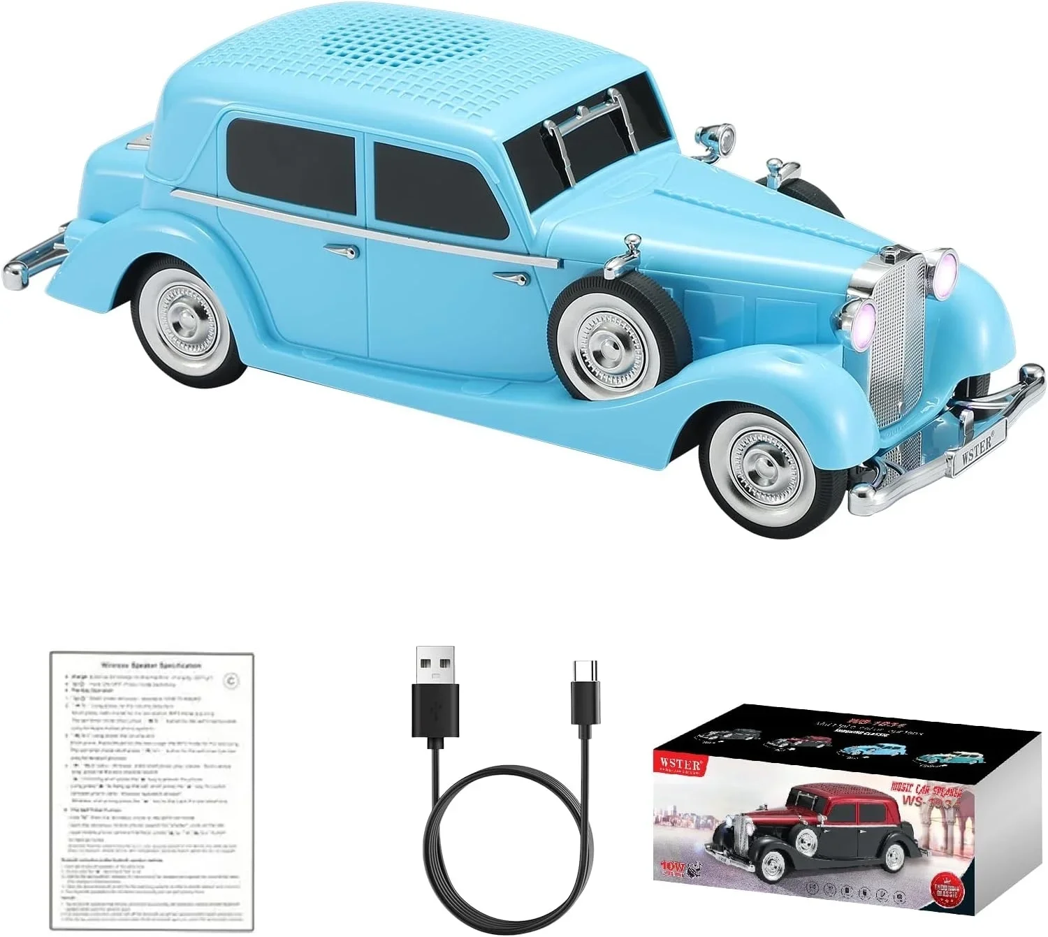 Retro Klasik Araba Bluetooth Hoparlör Kablosuz Hd Ses Fm Radyo Yg-239 Bx40 Fiyatı, Yorumları ve Özellikleri