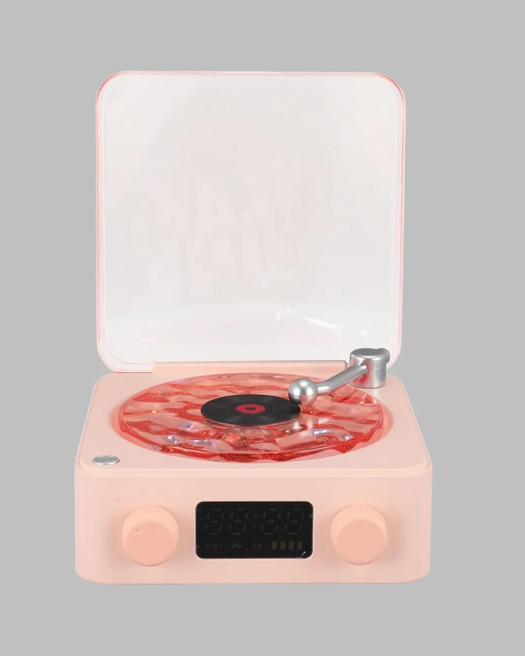 Retro Kristal Netliğinde Ses – Gece Işıklı Retro Bluetooth Hoparlör Yeni Nesil