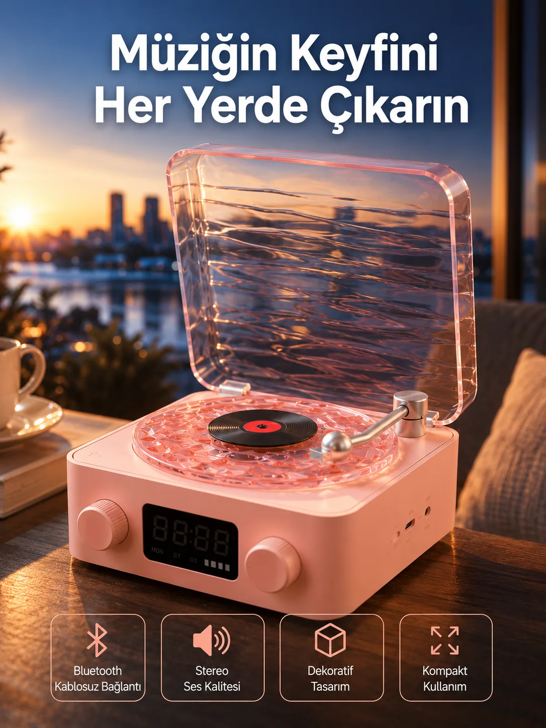 Retro Kristal Netliğinde Ses – Gece Işıklı Retro Bluetooth Hoparlör Yeni Nesil Retro Kristal Netliğinde Ses – Gece Işıklı Retro Bluetooth Hoparlör Yeni Nesil