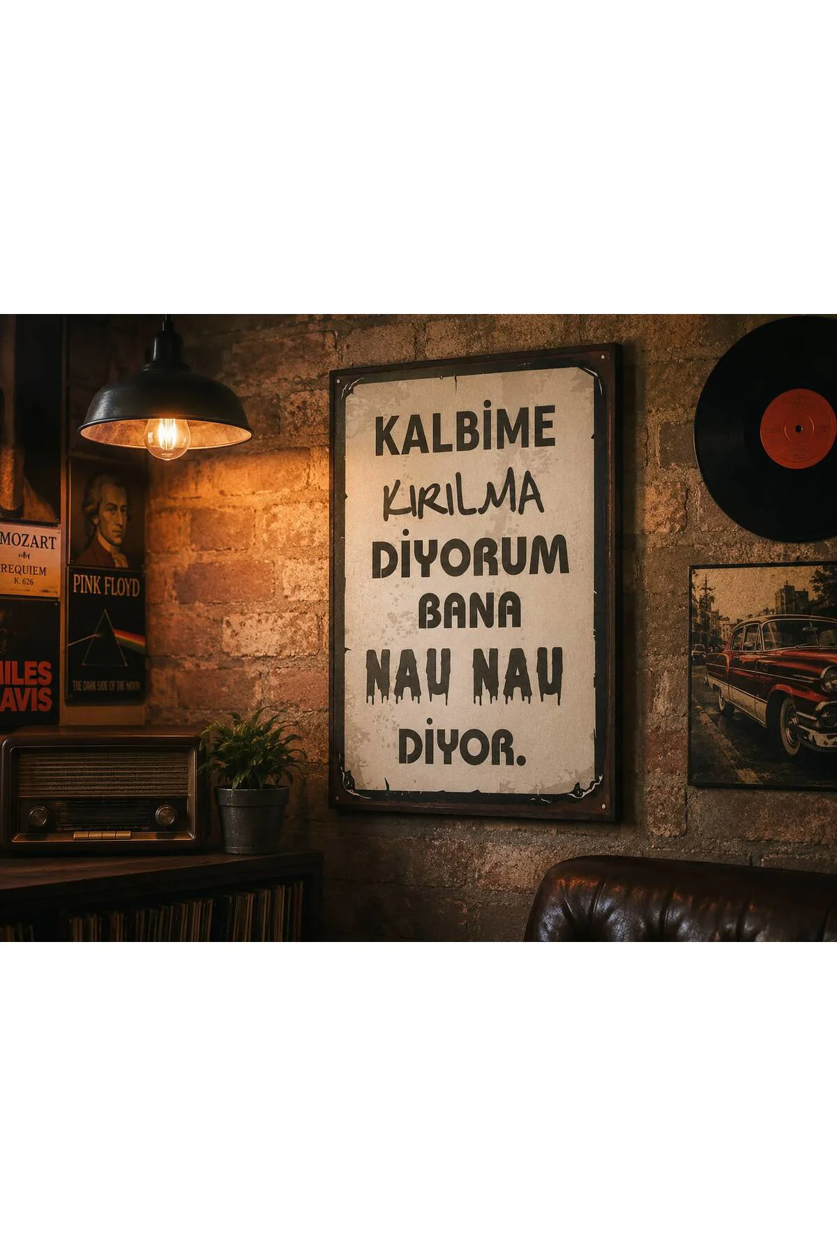 Retro Mdf Yazılı Duvar Panosu 28*18cm (Kalbime Kırılma Diyorum Bana Nav Nav Diyor) Retro Mdf Yazılı Duvar Panosu 28*18cm (Kalbime Kırılma Diyorum Bana Nav Nav Diyor)