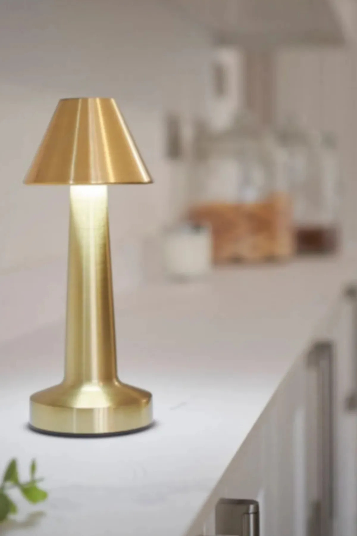 Pazar Kapısı Retro Model Masa Lambası Dimmerli Şarjlı Dekoratif Dokunmatik Gec