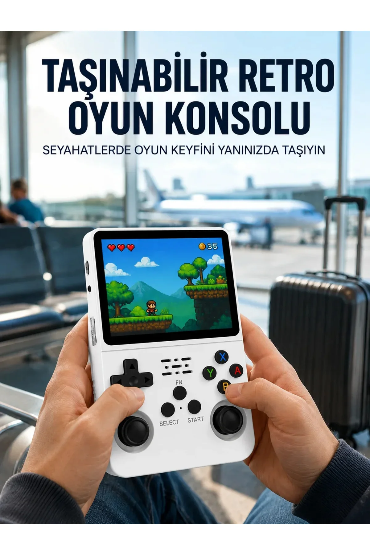 Retro Oyun Cihazı – Çift croSD Desteği, Çoklu Platform Uyumu, 3200 mAh Batarya Yeni Nesil Retro Oyun Cihazı – Çift croSD Desteği, Çoklu Platform Uyumu, 3200 mAh Batarya Yeni Nesil
