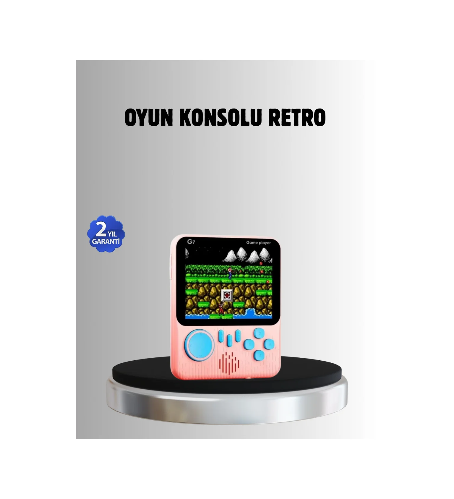Retro Oyun Konsolu 3.5 İnç Ekran, 666 Klasik Oyun, Tv Bağlantılı
