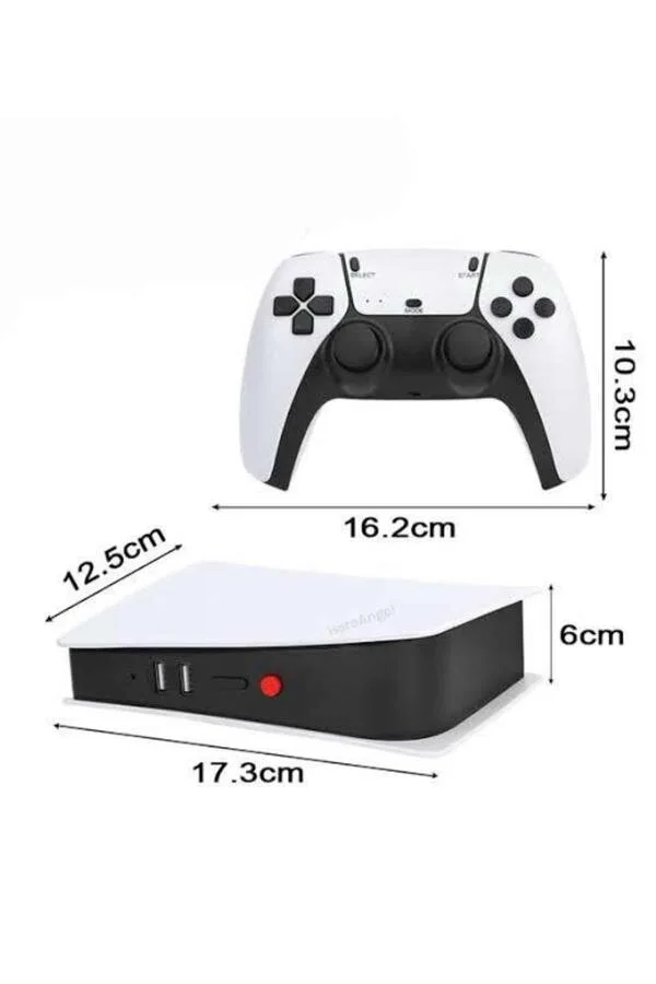 Retro Oyun Konsolu 4K 128GB Hafızalı, 26.777 Oyun ve PS5 Tarzı Kablosuz Kolu - Nostaljiyi Modernleştirin