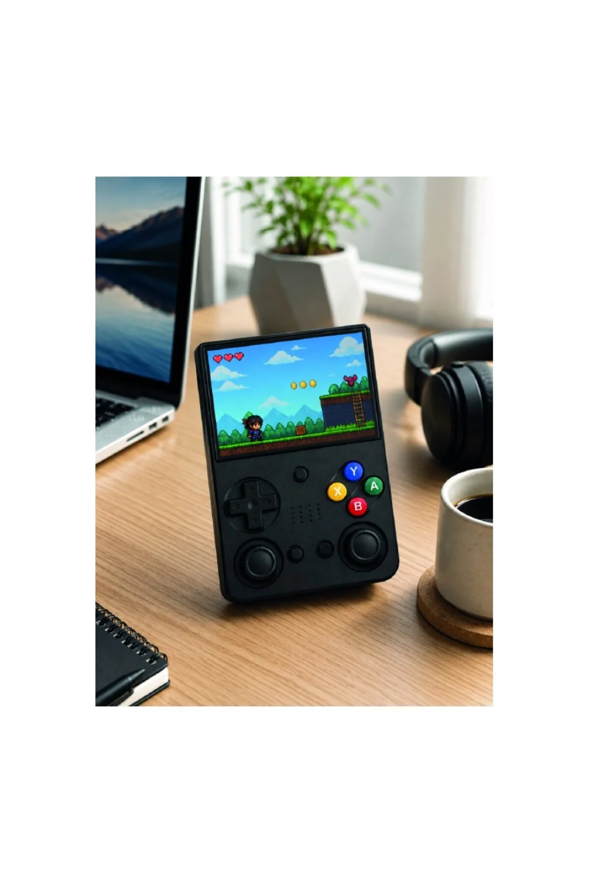 Retro Oyun Konsolu Çift Analog Joystick 64GB Hafızalı Taşınabilir El Konsolu Retro Oyun Konsolu Çift Analog Joystick 64GB Hafızalı Taşınabilir El Konsolu