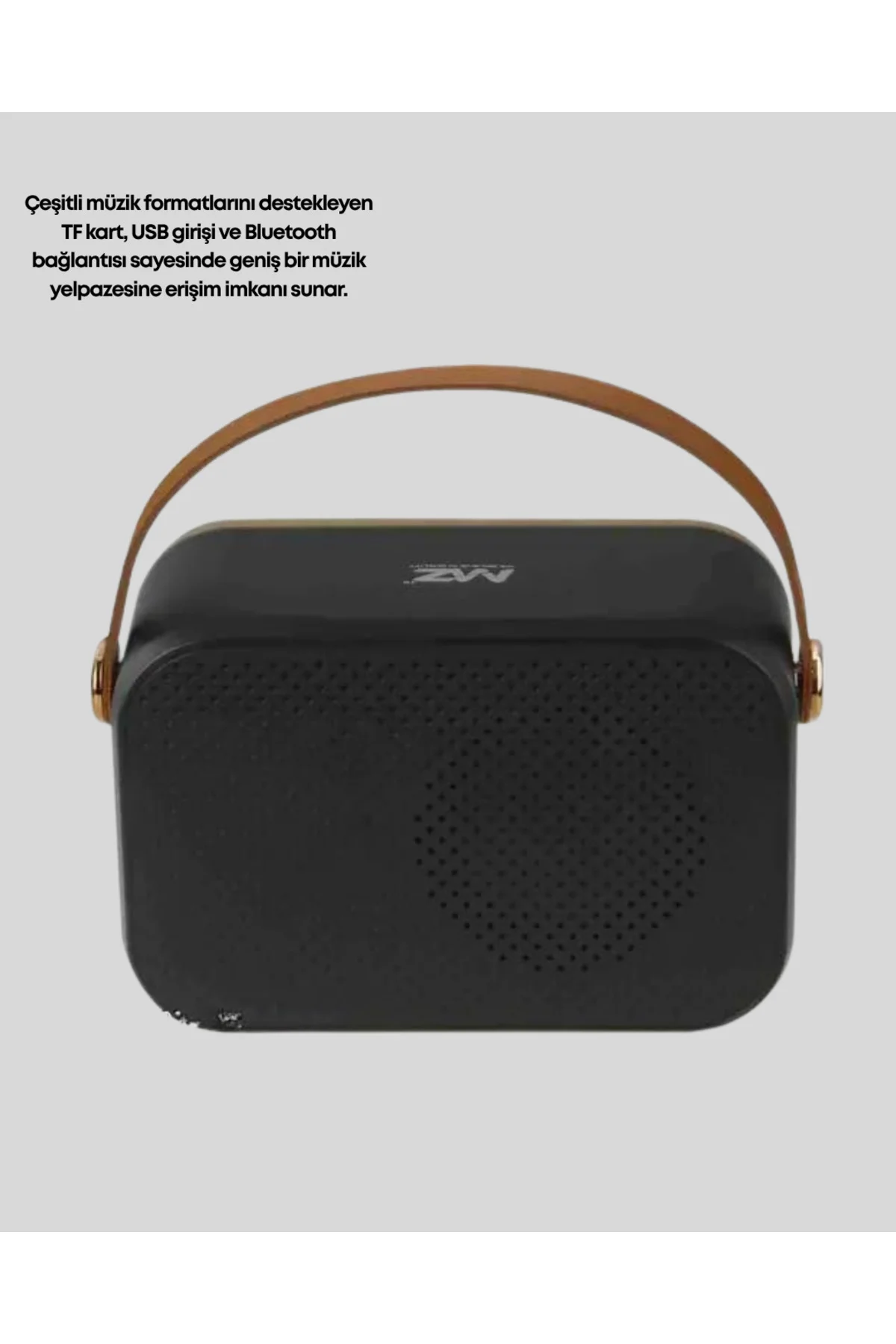 Retro Tarz Kablosuz Radyo – Bluetooth, USB ve TF Kart Girişli