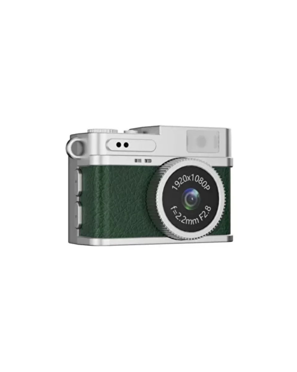 Retro Tasarımlı 1080P HD Mini Dijital Kamera - Taşınabilir ve IPS Ekranlı Vlog Kamerası