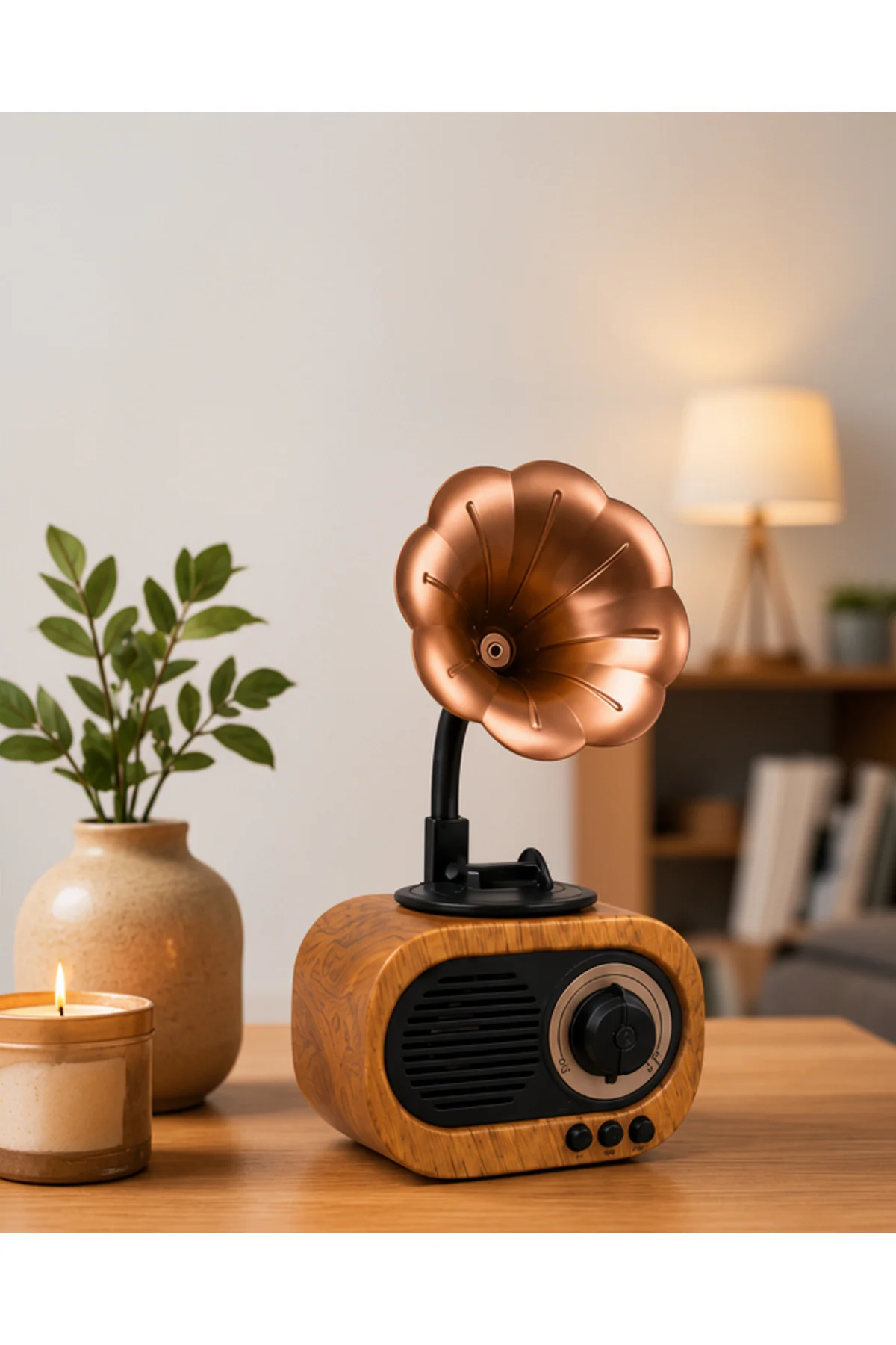 Retro Tasarımlı Mini Bluetooth Hoparlör ve FM Radyo Çoklu Medya Yeni Nesil Retro Tasarımlı Mini Bluetooth Hoparlör ve FM Radyo Çoklu Medya Yeni Nesil