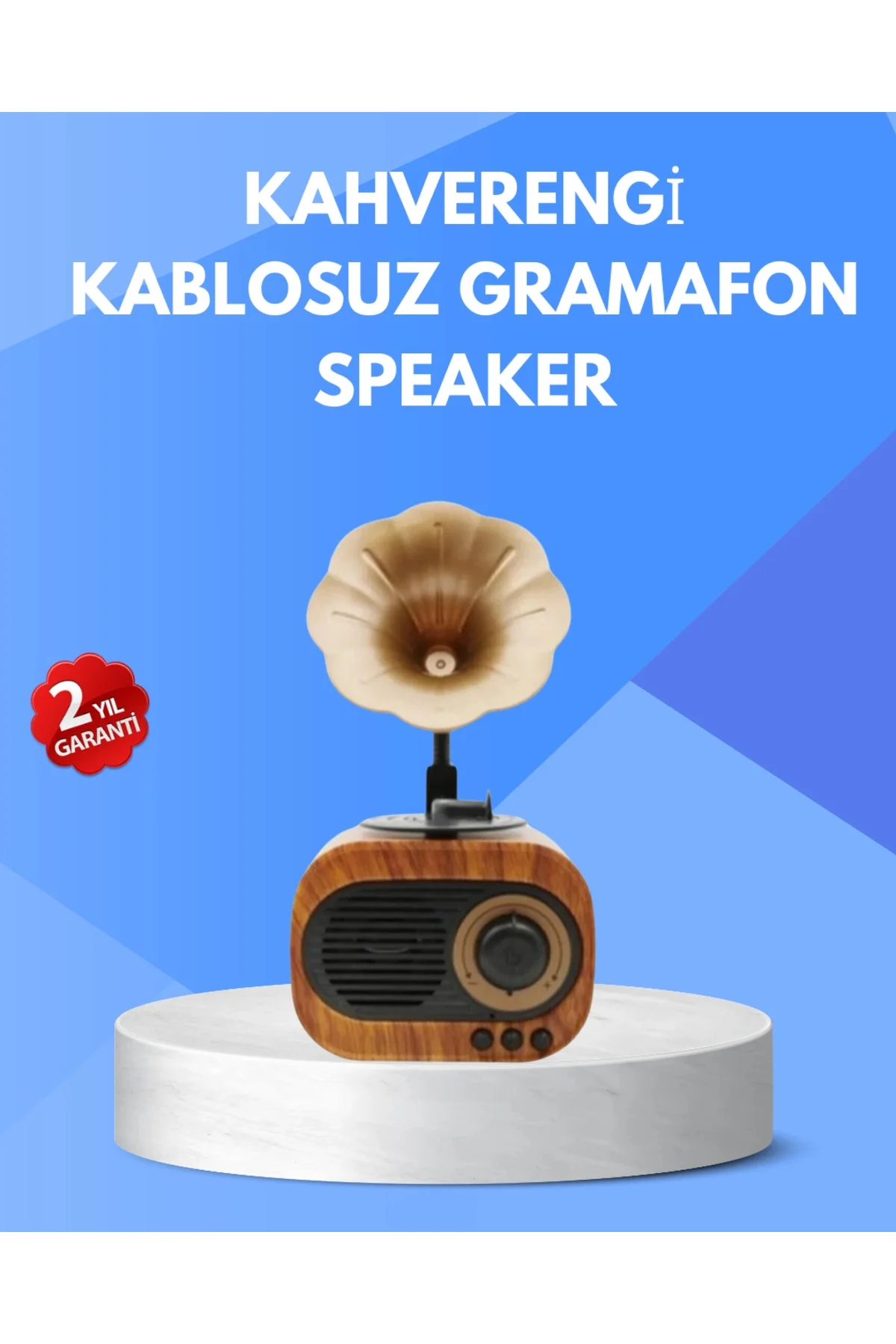 Retro Tasarımlı Mini Bluetooth Hoparlör Ve Fm Radyo Çoklu Medya