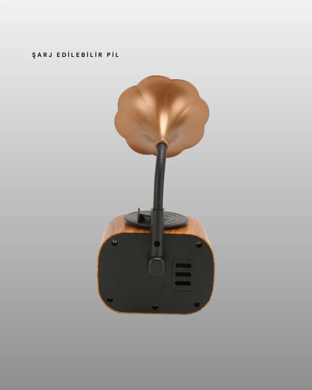Retro Tasarımlı Mini Bluetooth Hoparlör ve FM Radyo Çoklu Medya Yeni Nesil