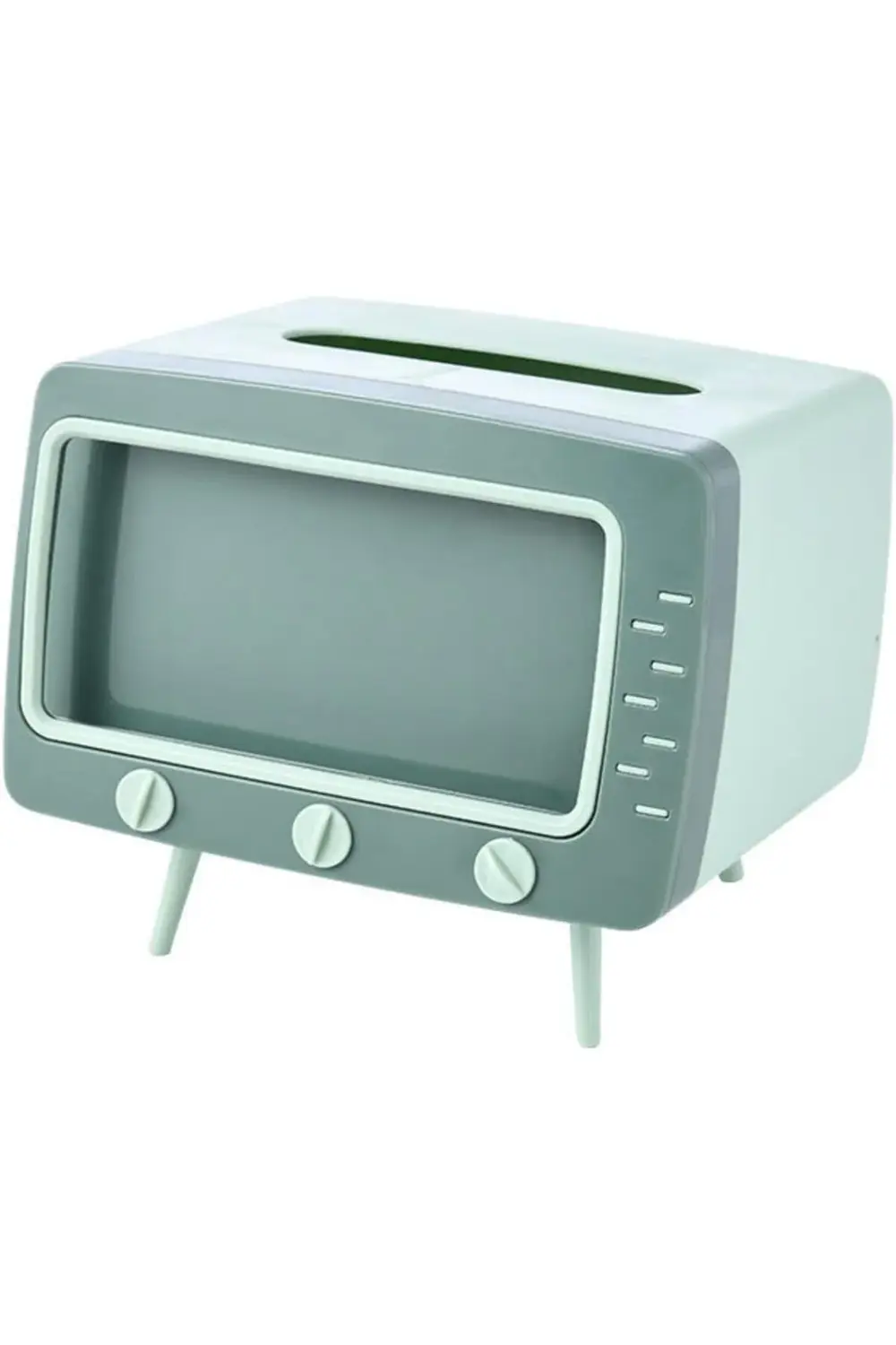 Retro Telefon Tutucu, Masaüstü Peçetelik Cep Telefonu (Yeşil) 118