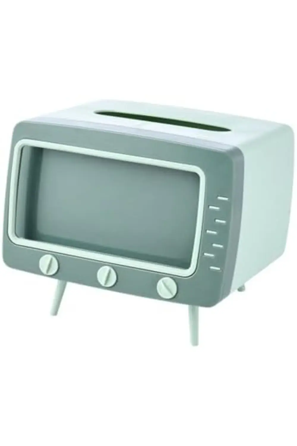 Retro Telefon Tutucu, Masaüstü Peçetelik Cep Telefonu (Yeşil) 118