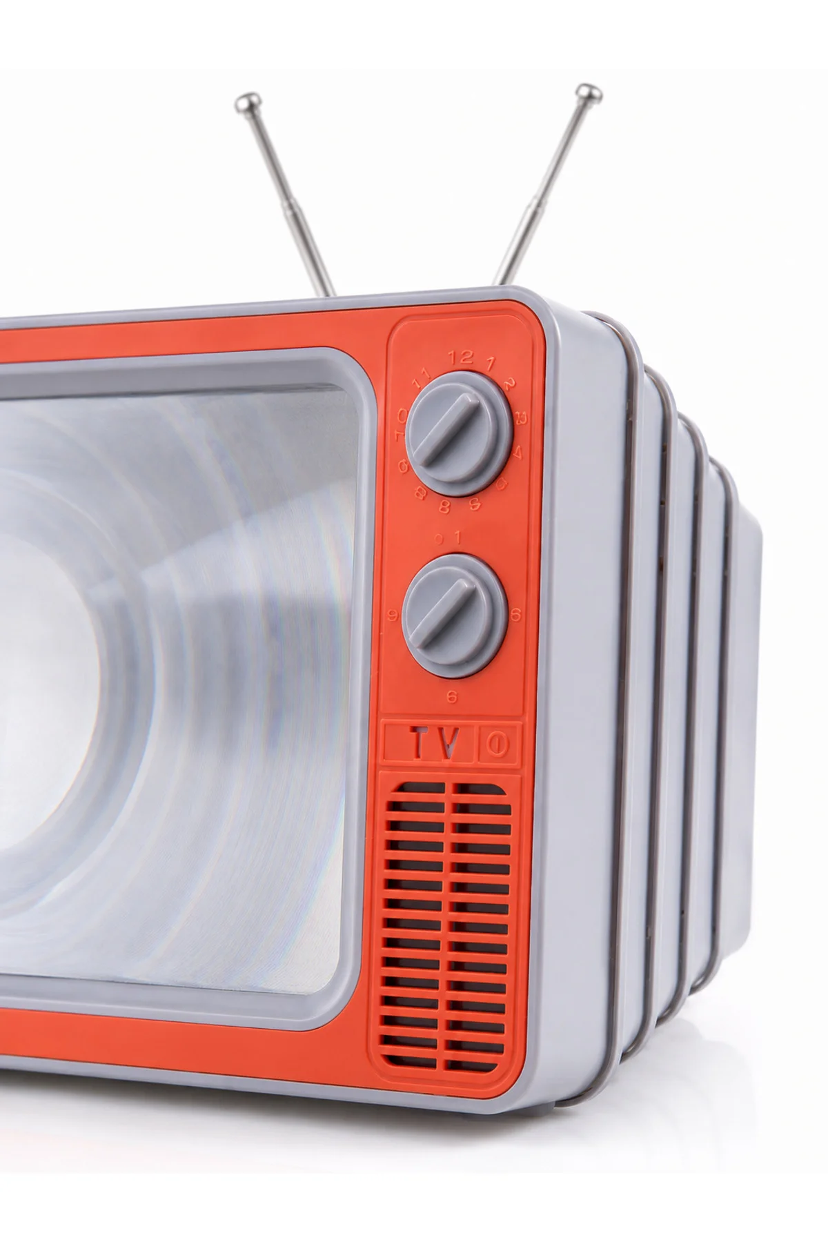 Retro Tv Telefon Ekran Büyütücü 12'' Hd Görüntü Büyütme Standlı Katlanabilir Telefon Tutucu - Görsel 3