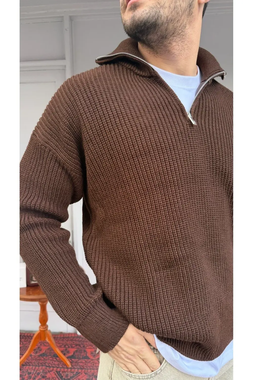 Retro Yarım Fermuar Retro Yarım Fermuar