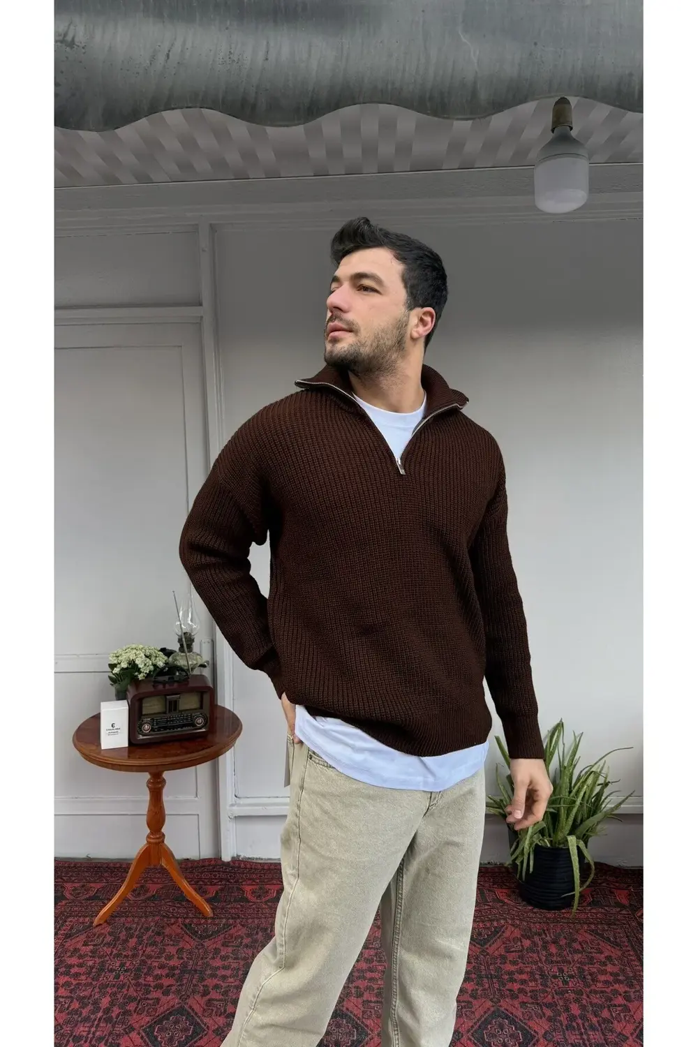 Retro Yarım Fermuar Retro Yarım Fermuar