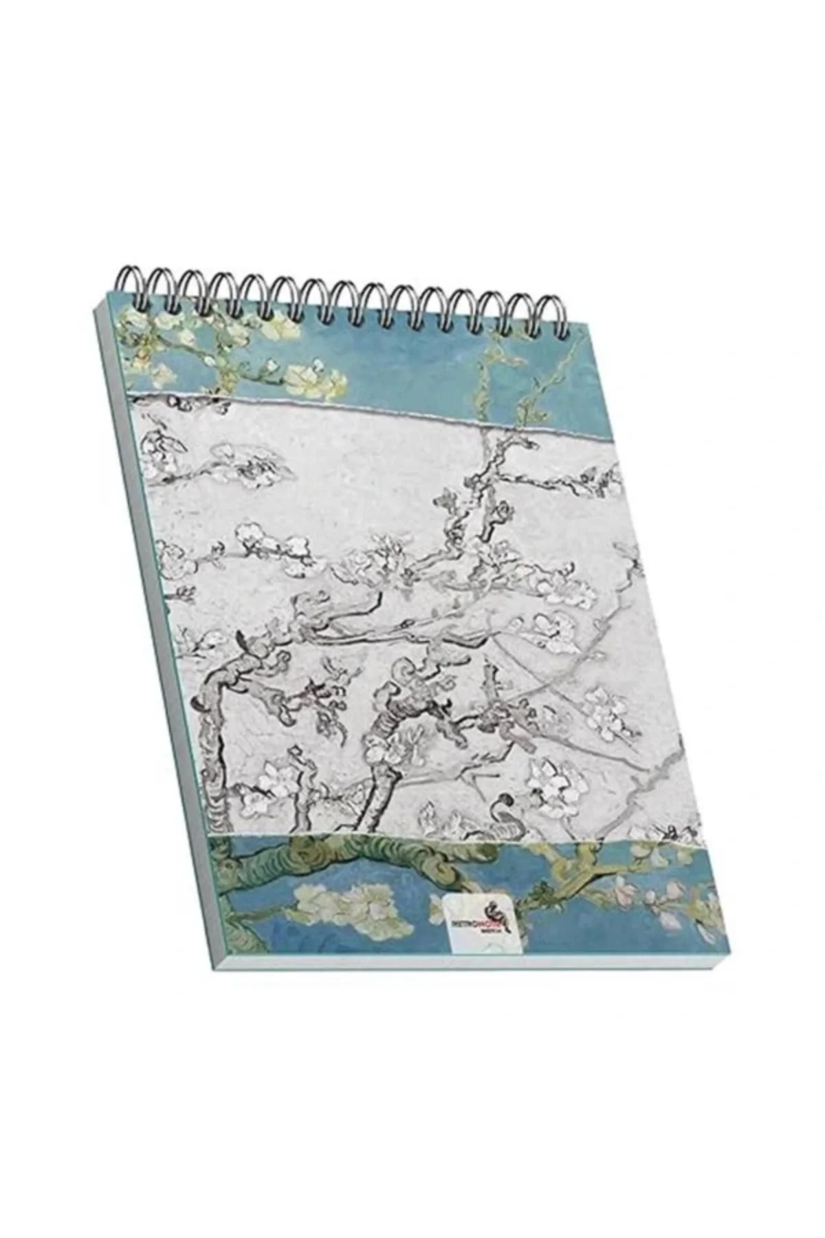 Retronote Almond Blossoms, Van Gogh 1890, A4 Eskiz Defter II, Çizgisiz, 50 Sayfa, 100 gram, Beyaz