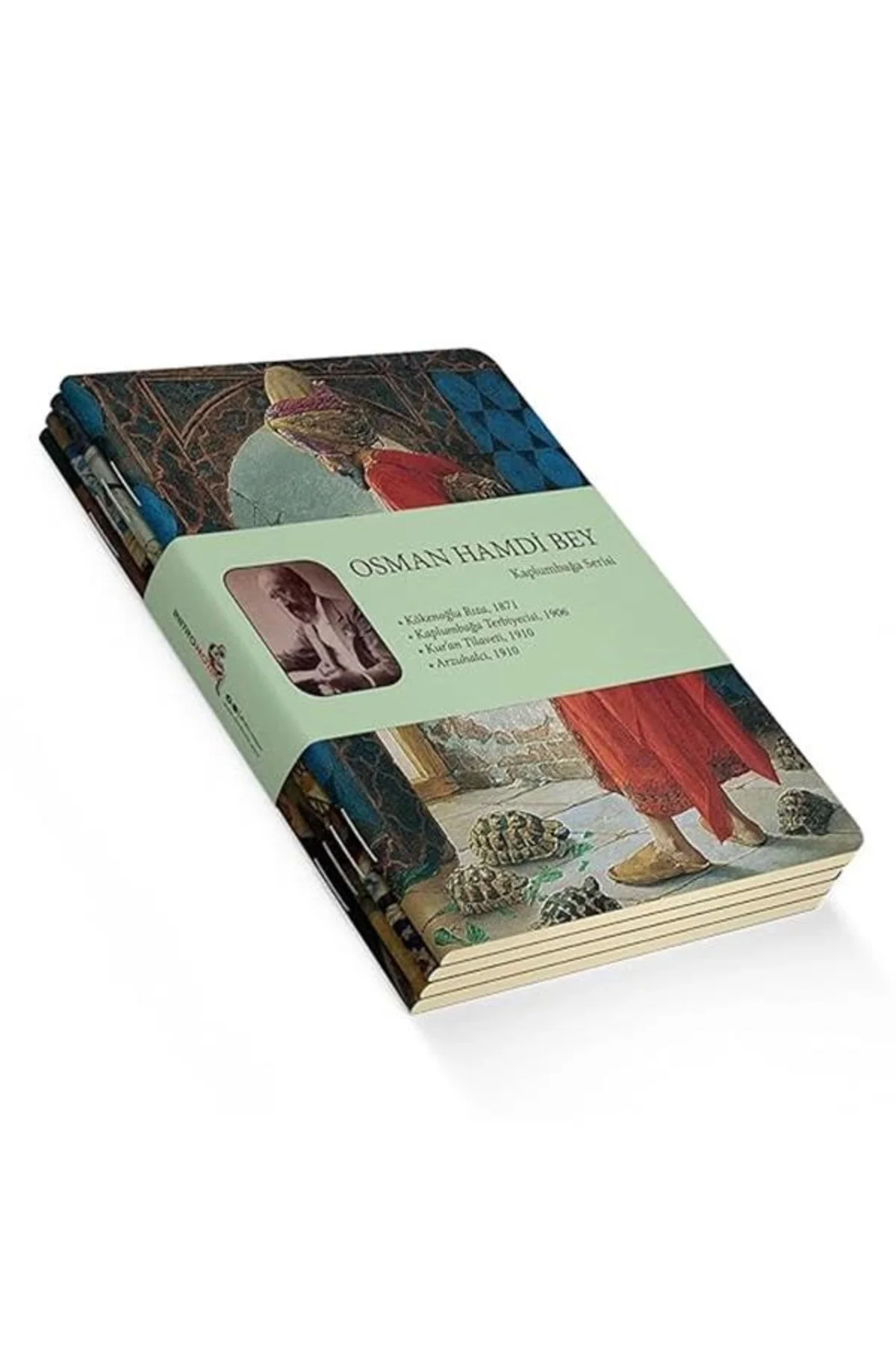 Retronote Kaplumbağa Serisi - A6, Osman Hamdi Bey 4'Lü Defter Set