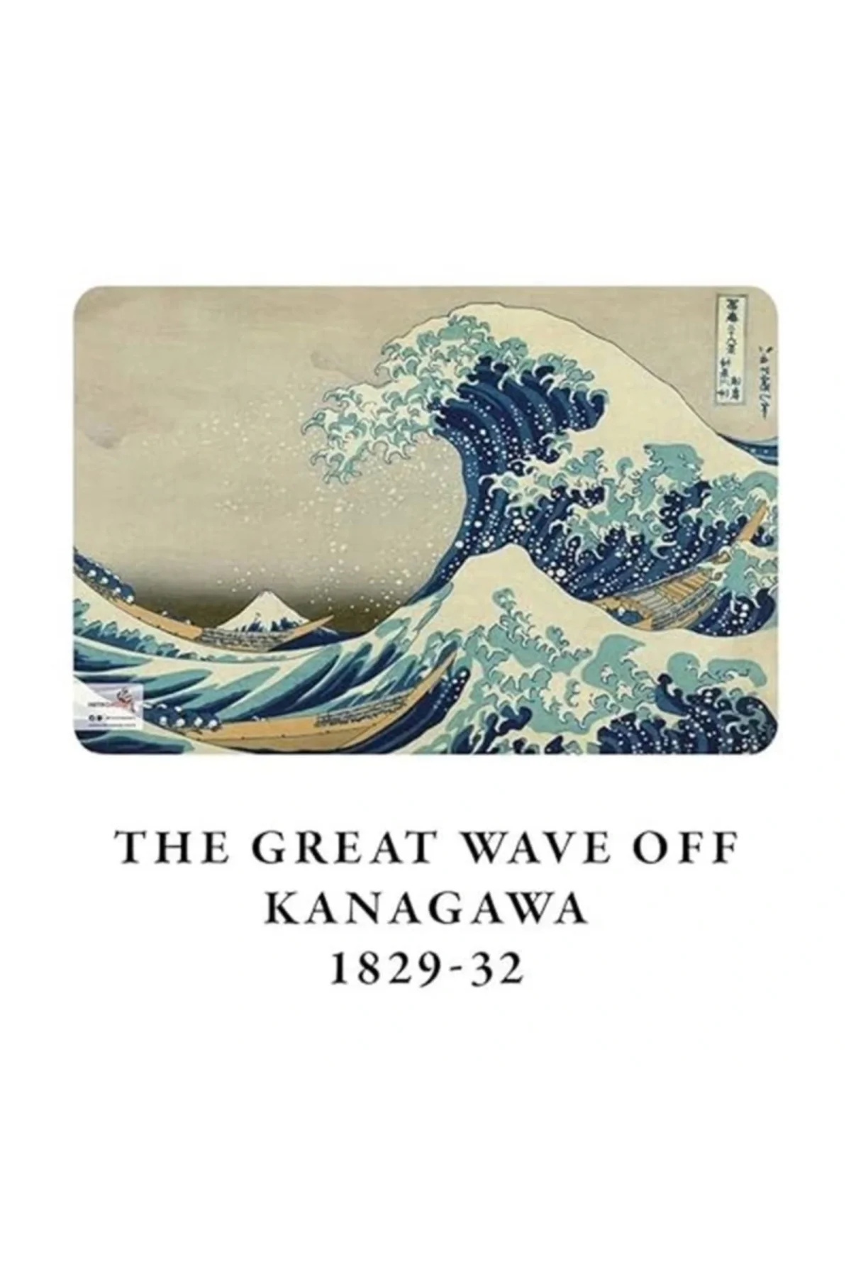 Retronote The Great Wave Off Kanagawa, Hokusai 1829 32, A4 Defter V, Çizgisiz, Toplam 64 Sayfa, Tel