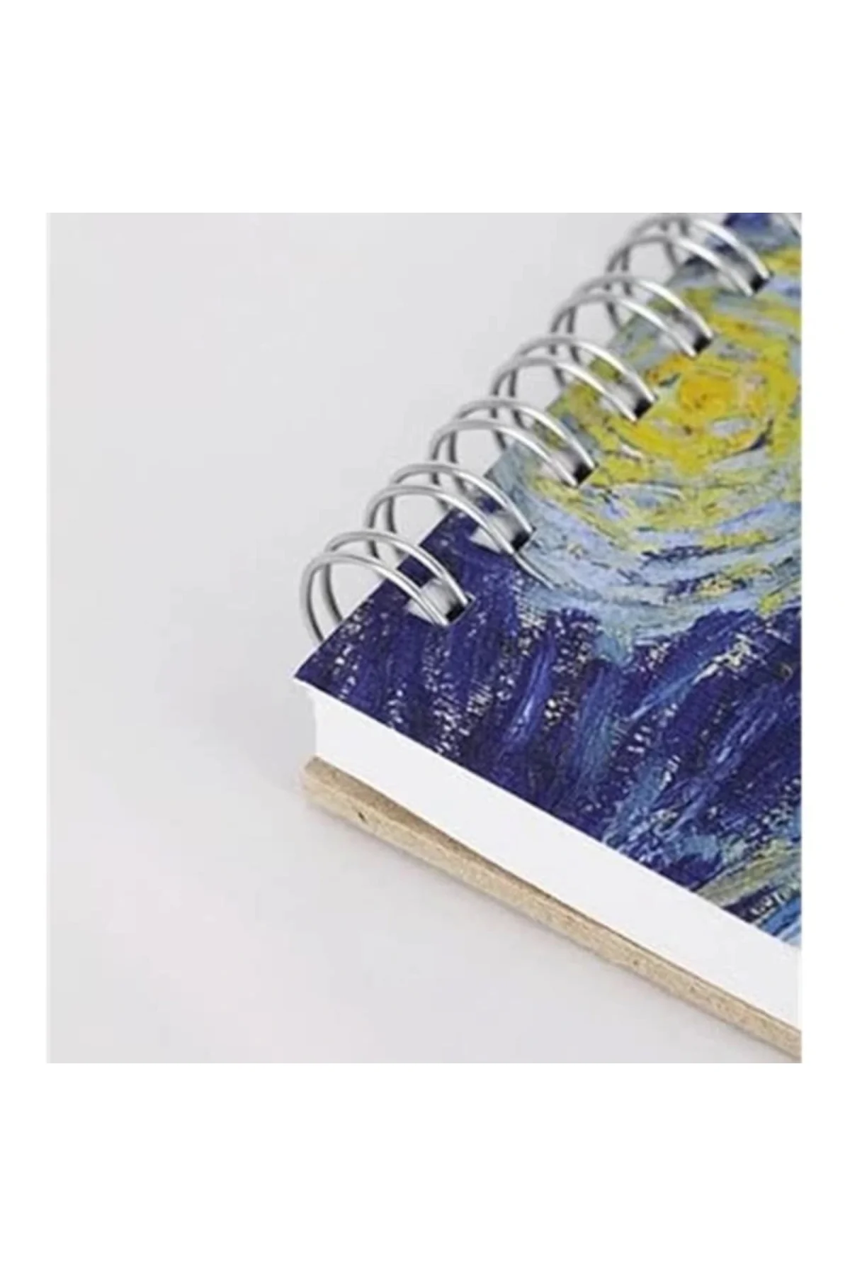 Retronote The Starry Night, Van Gogh 1889, A5 Eskiz Defter I, Çizgisiz, 100 Sayfa, 100 gram, Beyaz