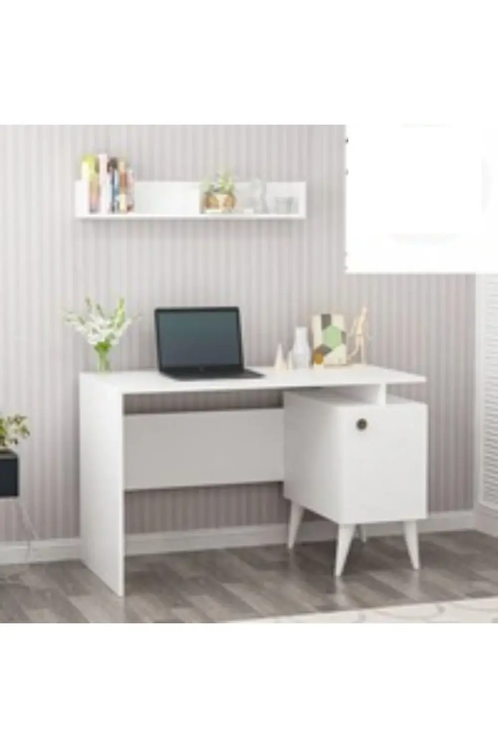 RETTRO 20 CM SEHPA,TV ÜNİTESİ MOBİLYA AYAĞI ( 4 ADET) BEYAZ