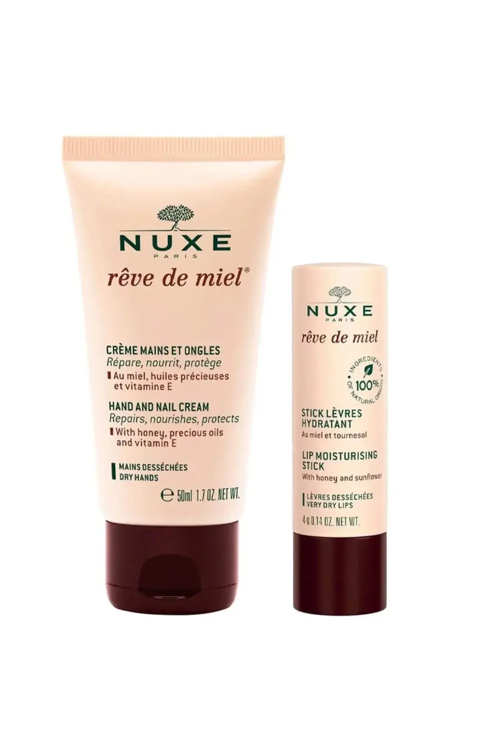 Reve De Miel Hand And Nail Cream 30ml - Lip Stick Dudak Bakımı 4g