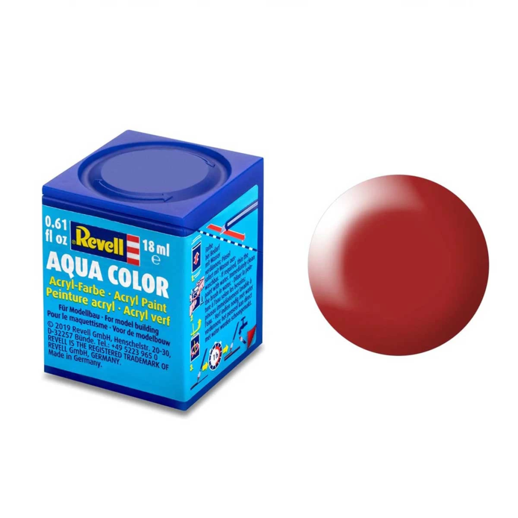 Just Cheap Store Revell 330 - Aqua Color Fiery Red Silk - Mat Boya- 18 Ml