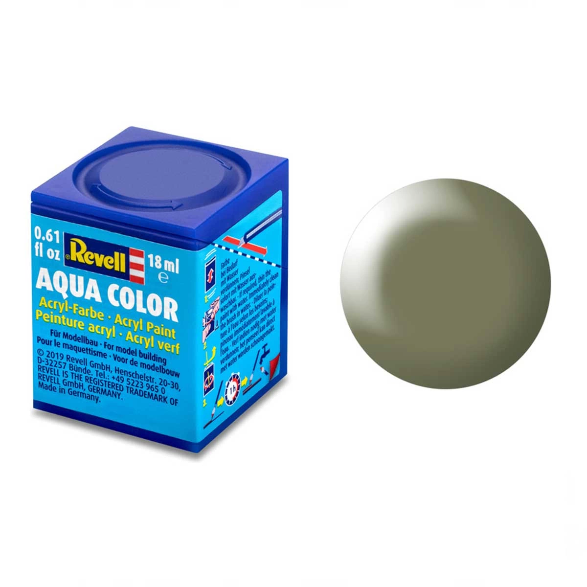 Revell 362 - Aqua Color Greyish Green Boya- 18 ml Revell 362 - Aqua Color Greyish Green Boya- 18 ml