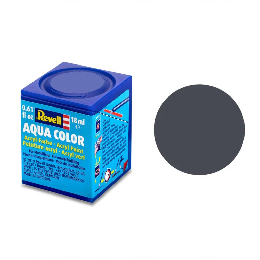 Revell 78 - Aqua Color Tank Grey - Mat Boya - 18 ml Revell 78 - Aqua Color Tank Grey - Mat Boya - 18 ml