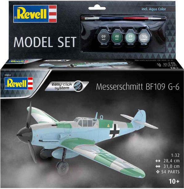 Revell  Model Set 63653 Messerschmitt Bf109g-6