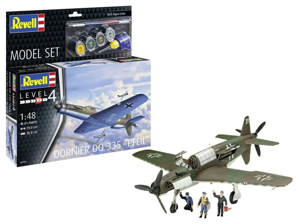 REVELL MODEL SET 63795 DORNIER DO 335 PFEIL