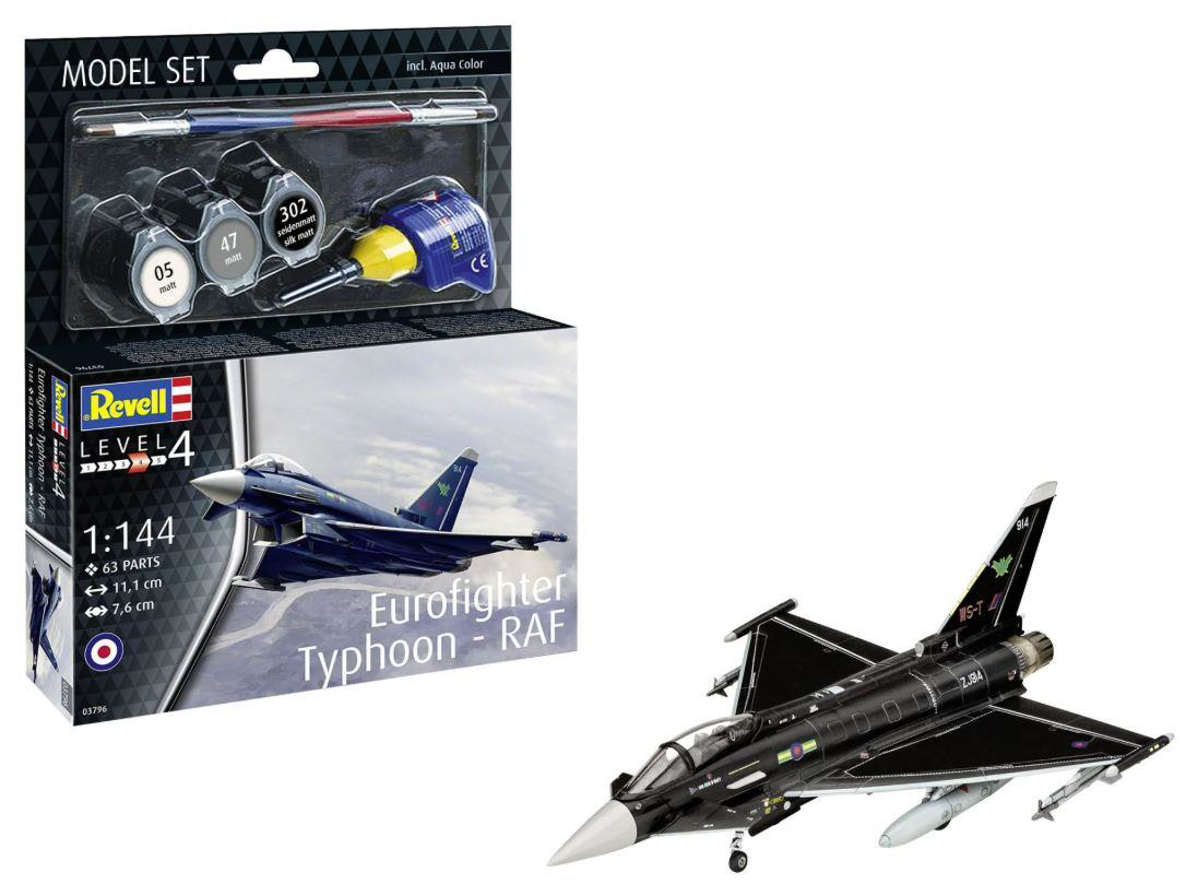 Revell  Model Set 63796 Eurofighter Typhoon Raf