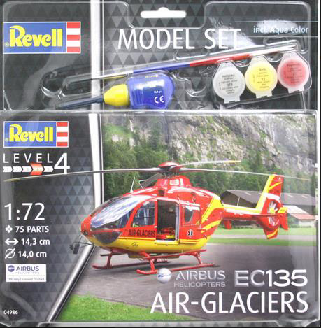 Revell  Model Set 64986 Ec135 Air Glaciers