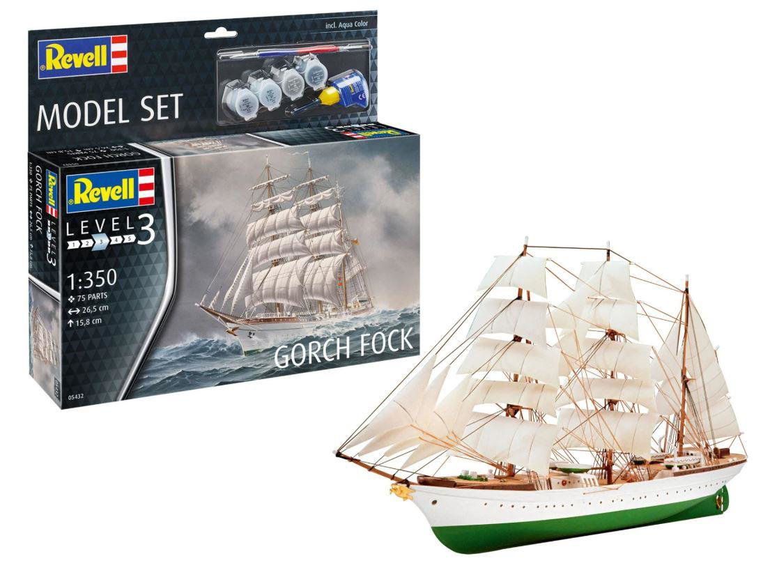 REVELL MODEL SET 65432 GORCH FOCK