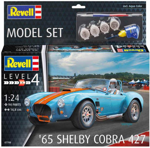 Revell  Model Set 67708 65 Shelby Cobra 427