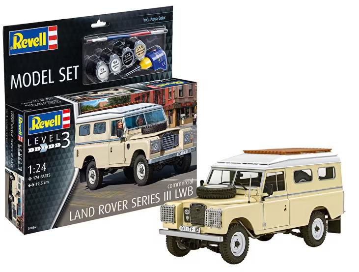 Revell  Model Set Car 67056 Land Rover Series İii Lwb