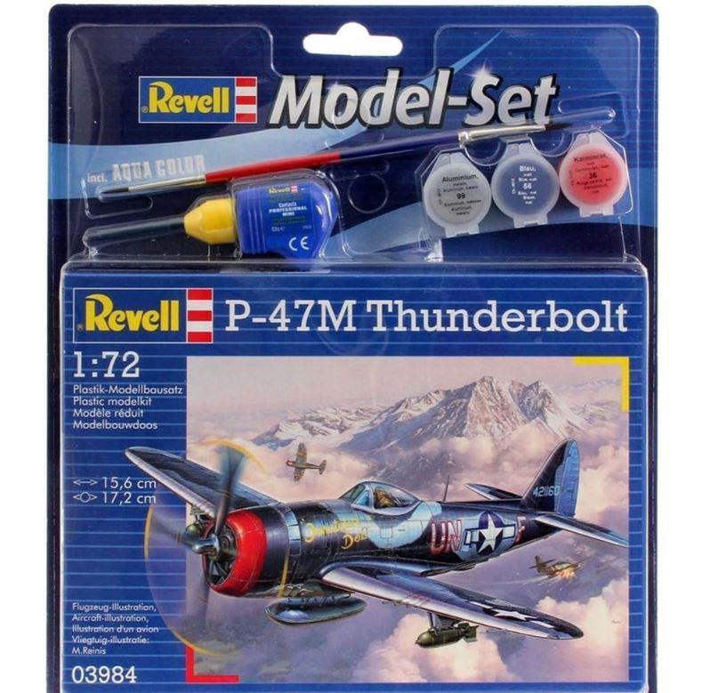 REVELL MODEL SETS 63984 P47M THUNDERBOLT