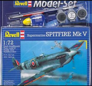 REVELL MODEL SETS 64164 SPITFIRE Mk V