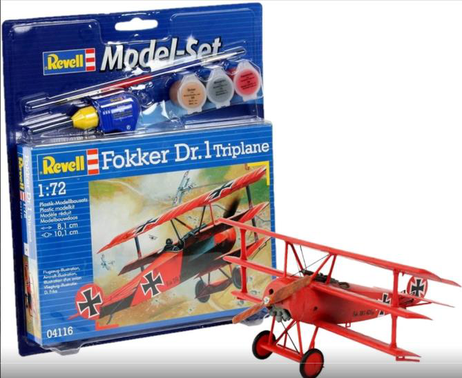 Revell  Model Sets 64116 Fokker Dr.1 Triplane