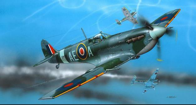 REVELL MODEL SETS 64164 SPITFIRE Mk V