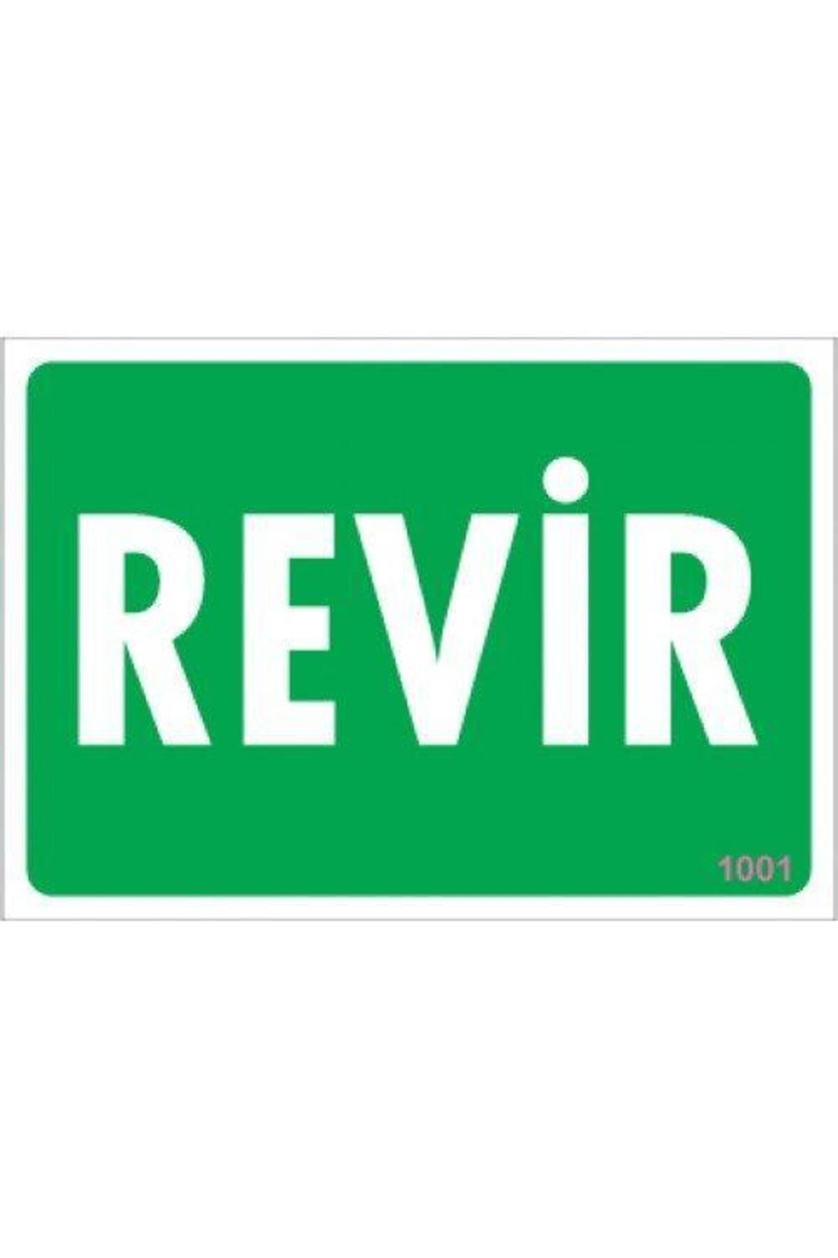 Butik Revir Uyarı Levhası 17,5X25 Kod:1001