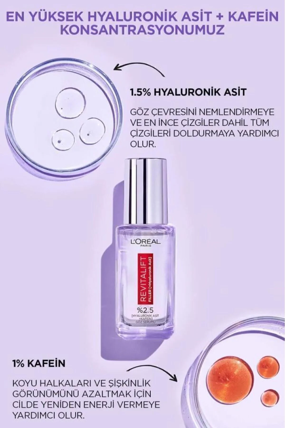 Revitalift Filler Glassy Skin Cam Cilt Görünümü Veren Krem 50 ml + Göz Serumu 20 ml Set Revitalift Filler Glassy Skin Cam Cilt Görünümü Veren Krem 50 ml + Göz Serumu 20 ml Set