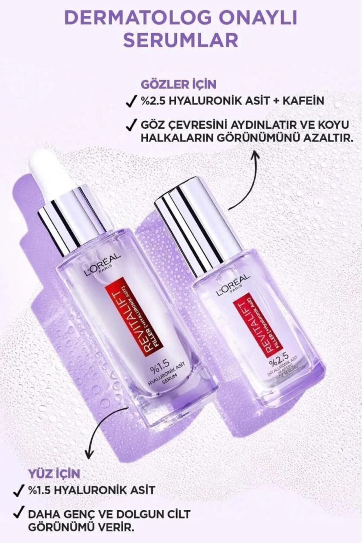 Revitalift Filler Glassy Skin Cam Cilt Görünümü Veren Krem 50 ml + Göz Serumu 20 ml Set Revitalift Filler Glassy Skin Cam Cilt Görünümü Veren Krem 50 ml + Göz Serumu 20 ml Set