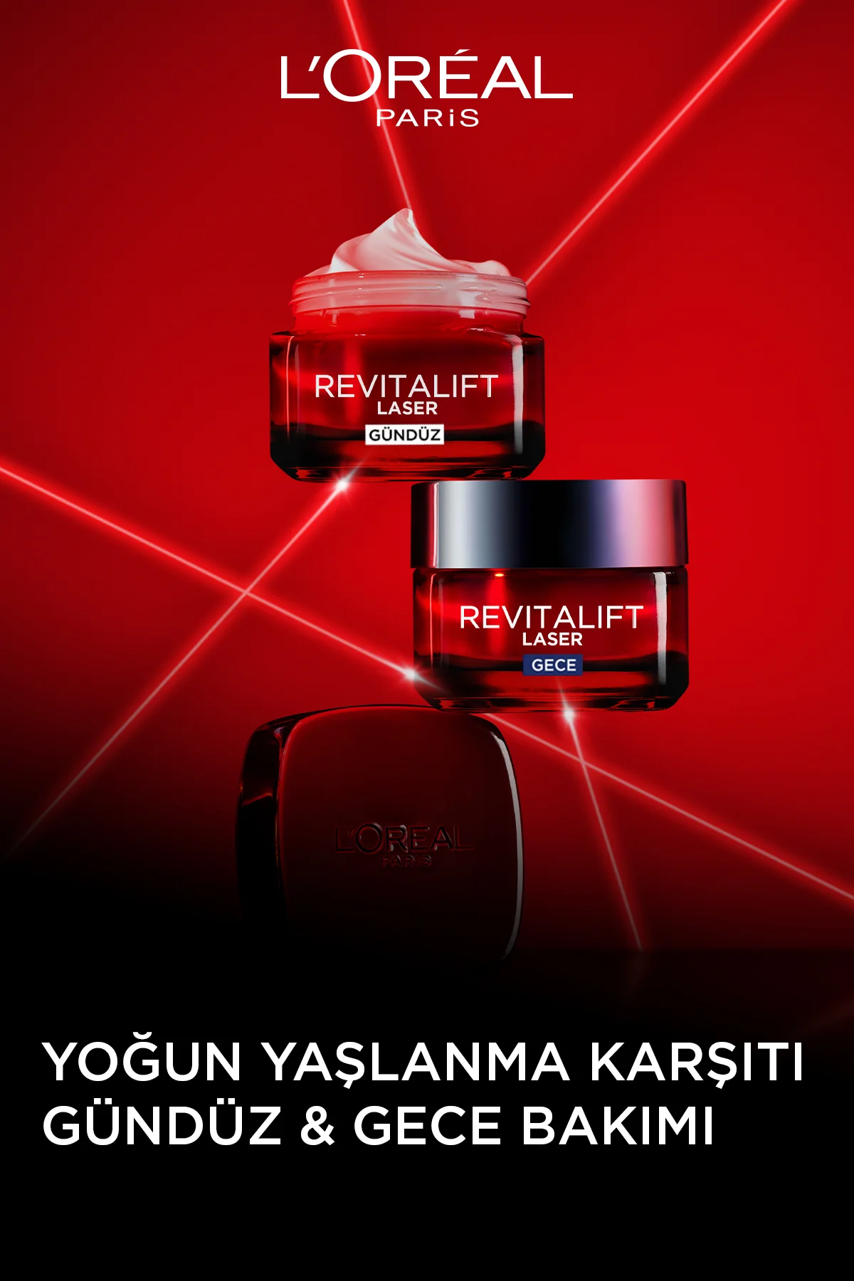 Revitalift Lazer Yoğun Yaşlanma Karşıtı Nemlendirici Gündüz & Gece Yüz Bakım Kremi 50ml 2'li Set Revitalift Lazer Yoğun Yaşlanma Karşıtı Nemlendirici Gündüz & Gece Yüz Bakım Kremi 50ml 2'li Set