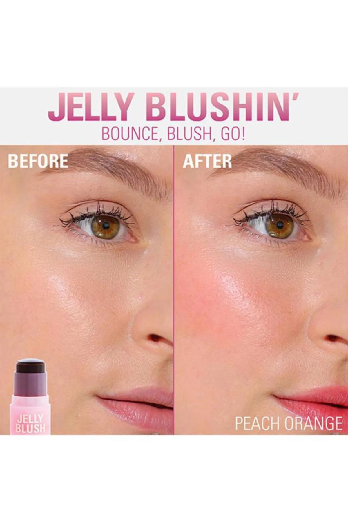 Revolutıon Jelly Lıp&Cheek Peach Oran Blush Stıck