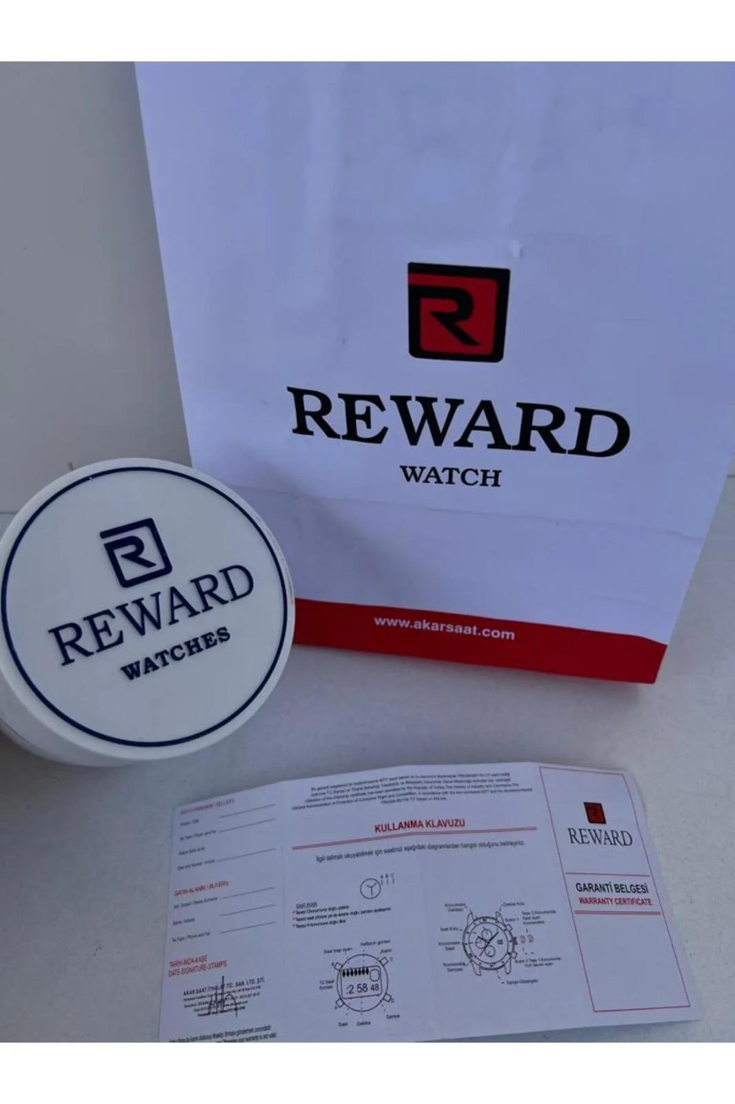 Reward Çelik Kordon 2 Yıl Garantili 5 Atm Suya Dayanıklı İç Fonks
