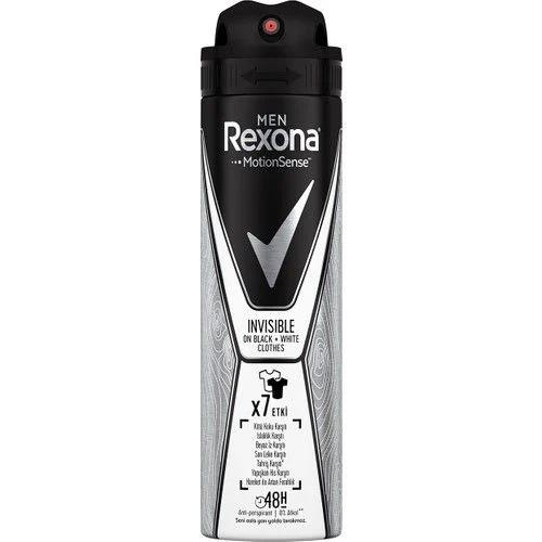 Rexona Men Deo 150 ml Invisible On Black+White Clothes x7 Etki