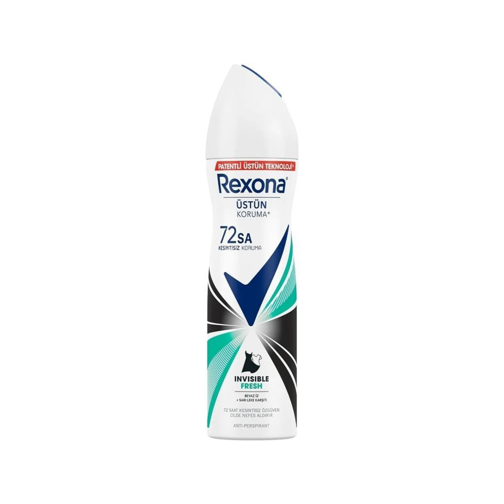 Rexona Women Deo 150 ml Invisible Fresh Üstün Koruma 72 Saat Kesi